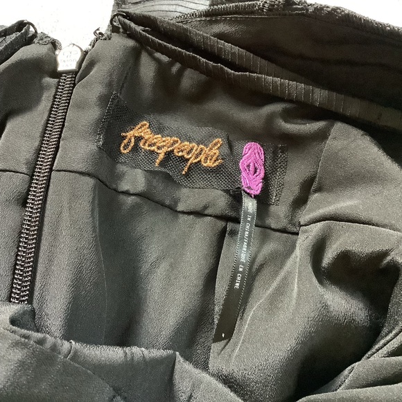 Free People Black Mini Dress. Size 4. NWOT - Picture 10 of 15